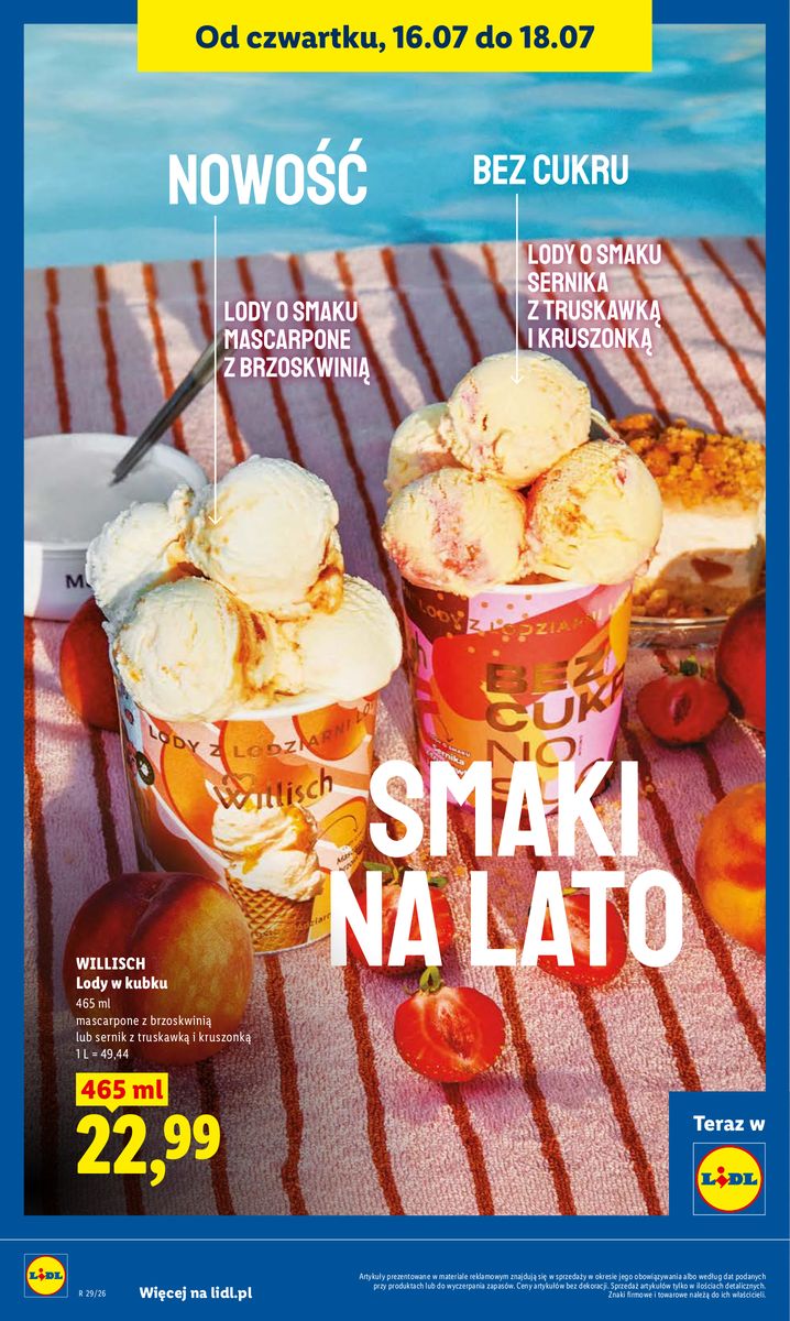 Lidl catalog page 72 — 2026-07-16 to 2026-07-18