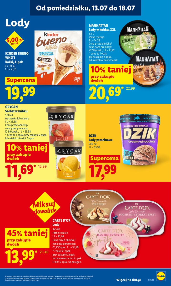 Lidl catalog page 75 — 2026-07-16 to 2026-07-18