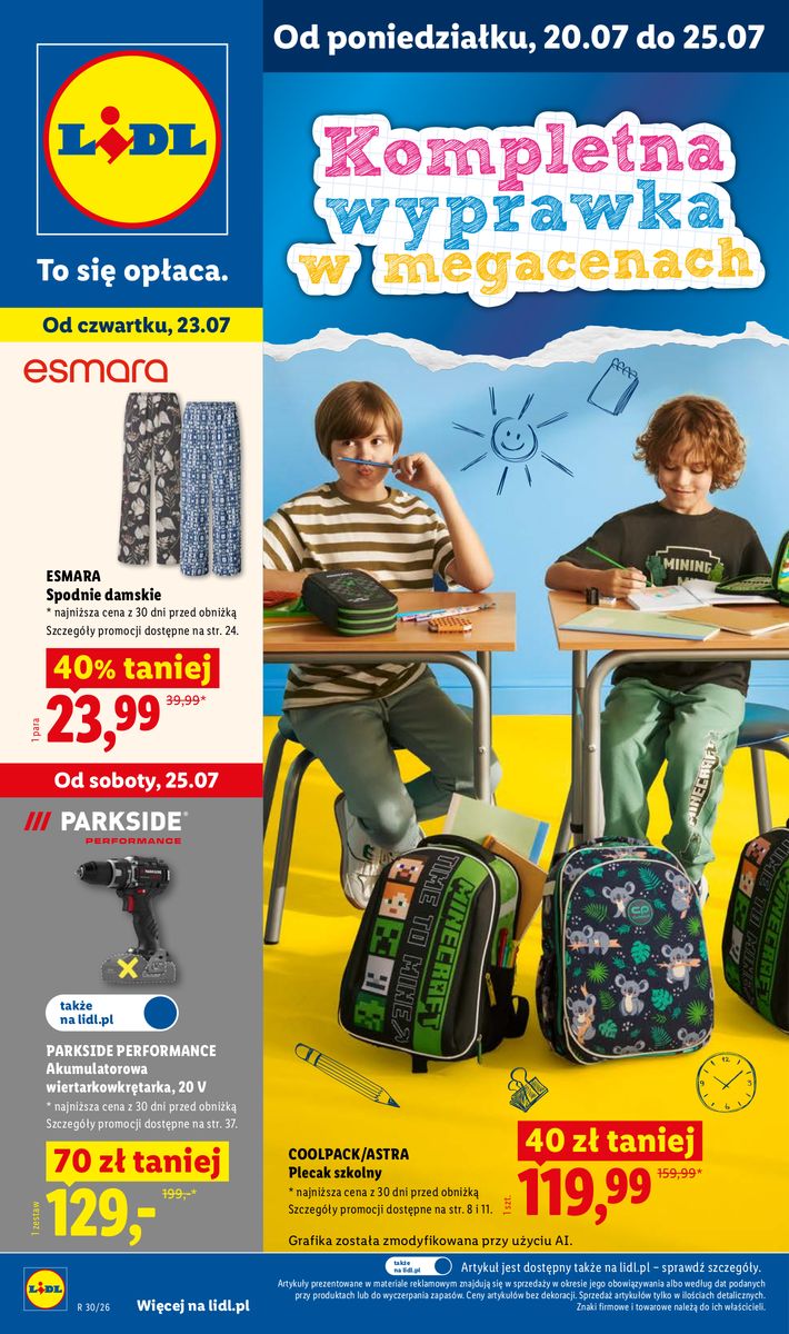 Lidl catalog cover