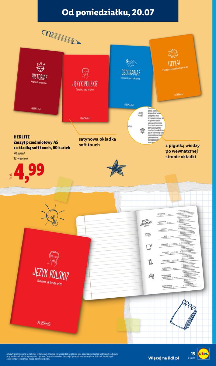 Lidl catalog page 15 — 2026-07-20 to 2026-07-20