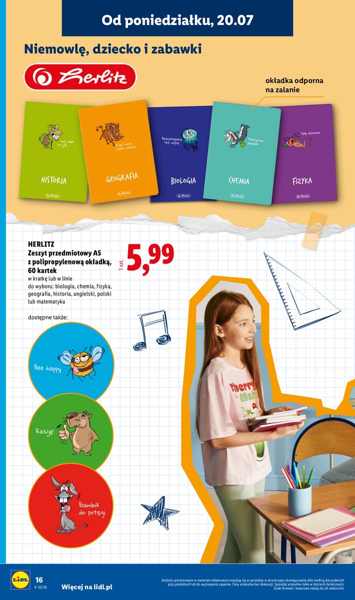 Lidl catalog page 16 — 2026-07-20 to 2026-07-20