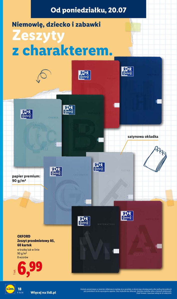 Lidl catalog page 18 — 2026-07-20 to 2026-07-20