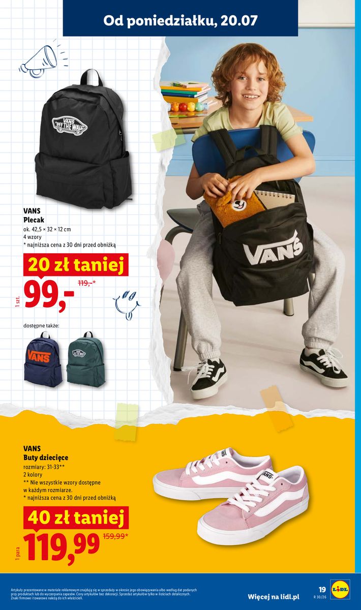 Lidl catalog page 19 — 2026-07-20 to 2026-07-20
