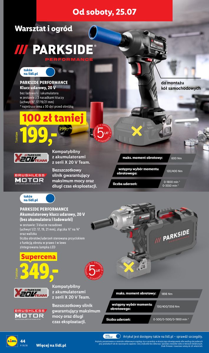 Lidl catalog page 52 — 2026-07-20 to 2026-07-20
