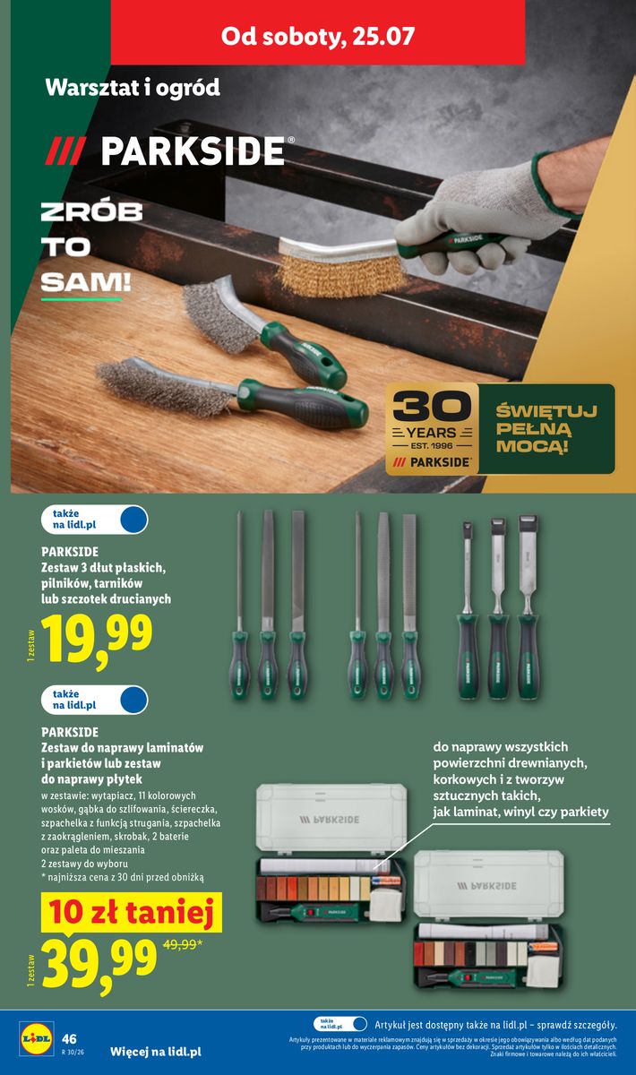 Lidl catalog page 54 — 2026-07-20 to 2026-07-20