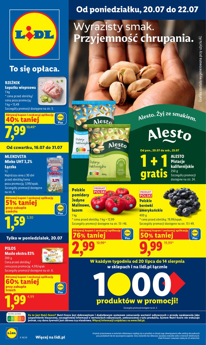 Lidl catalog 2026-07-20 to 2026-07-22