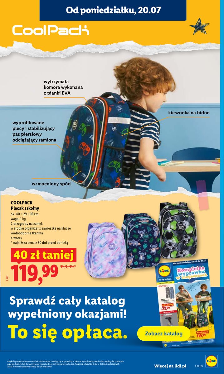 Lidl catalog page 43 — 2026-07-20 to 2026-07-22