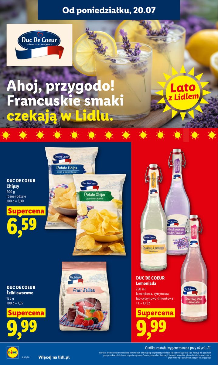 Lidl catalog page 58 — 2026-07-20 to 2026-07-22