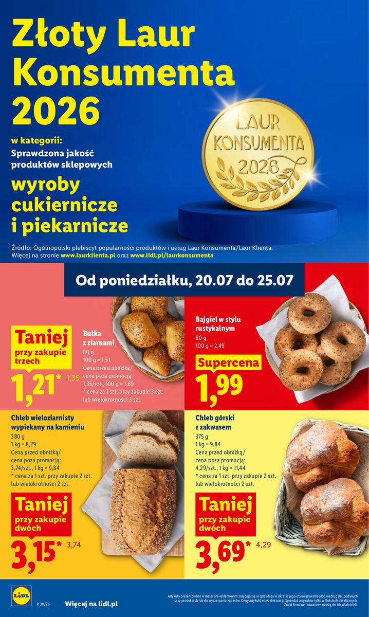 Lidl catalog page 62 — 2026-07-20 to 2026-07-22