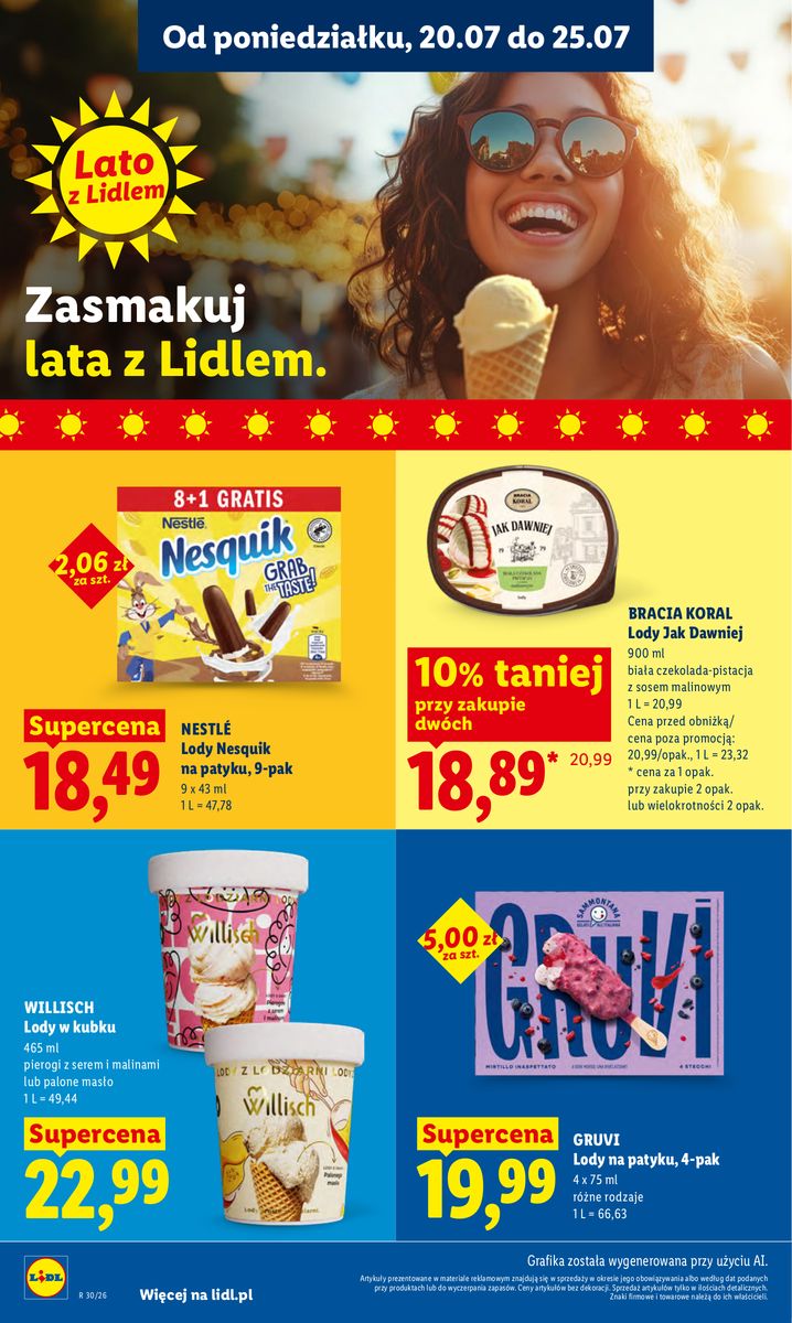 Lidl catalog page 72 — 2026-07-20 to 2026-07-22