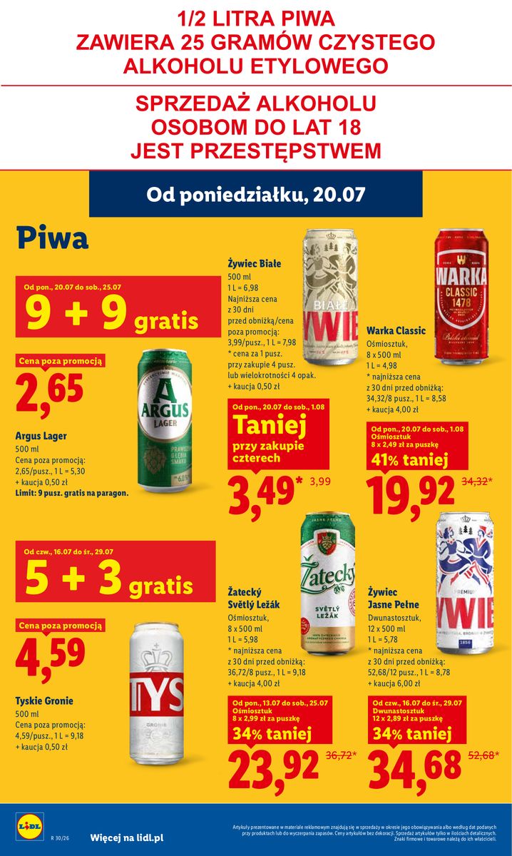 Lidl catalog page 78 — 2026-07-20 to 2026-07-22