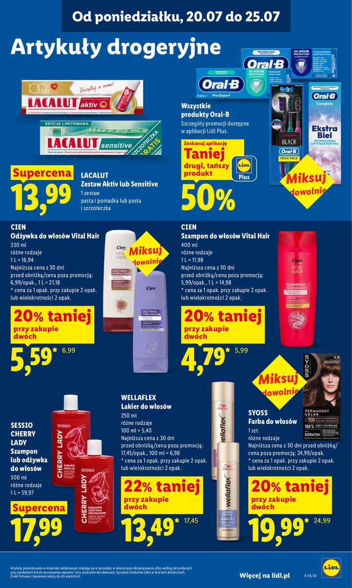 Lidl catalog page 95 — 2026-07-20 to 2026-07-22