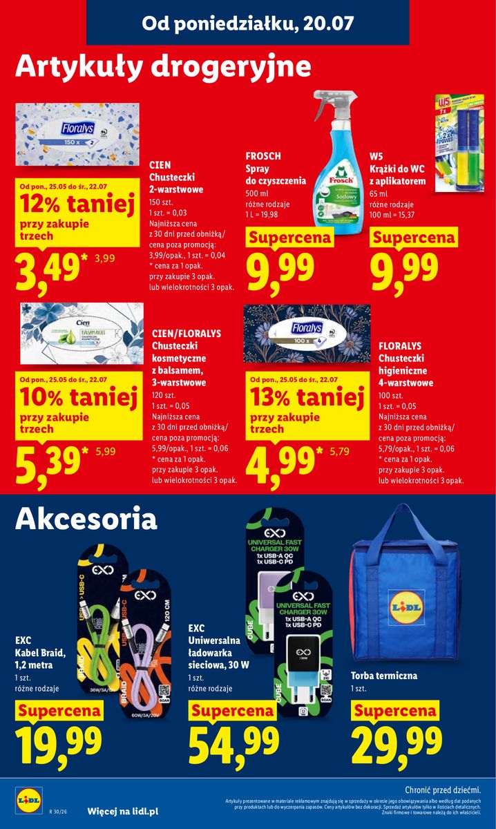 Lidl catalog page 98 — 2026-07-20 to 2026-07-22