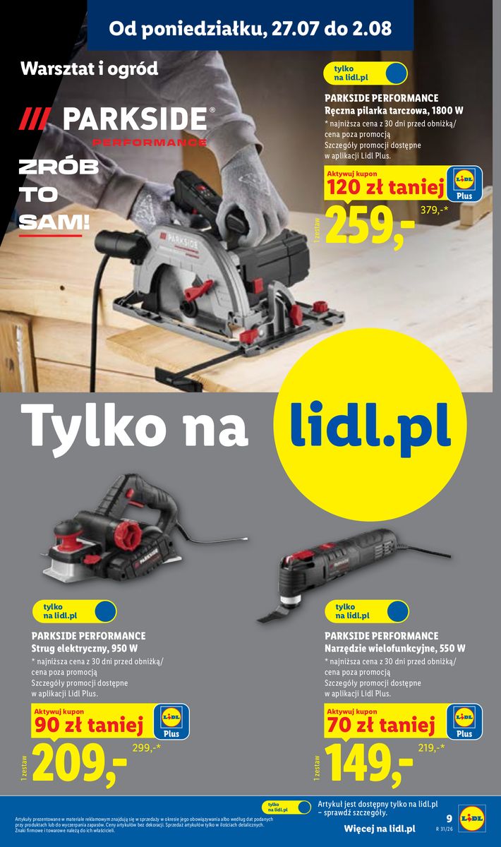 Lidl catalog page 9 — 2026-07-27 to 2026-07-27