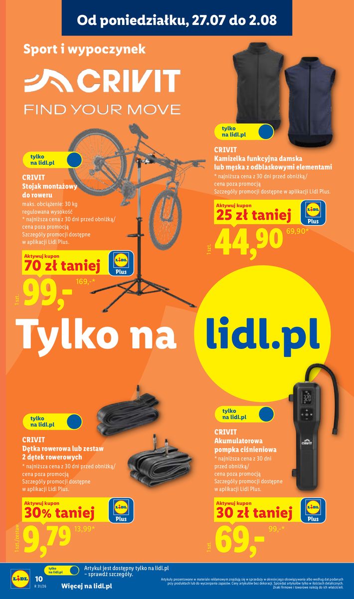 Lidl catalog page 10 — 2026-07-27 to 2026-07-27
