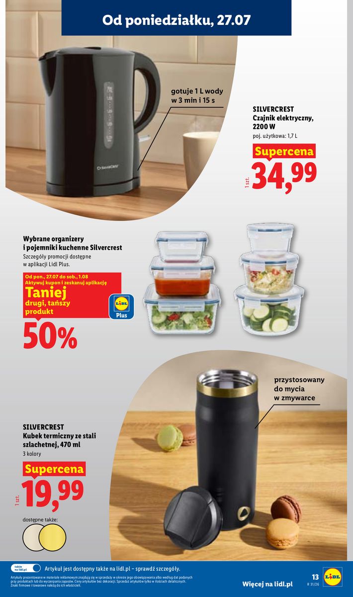 Lidl catalog page 13 — 2026-07-27 to 2026-07-27