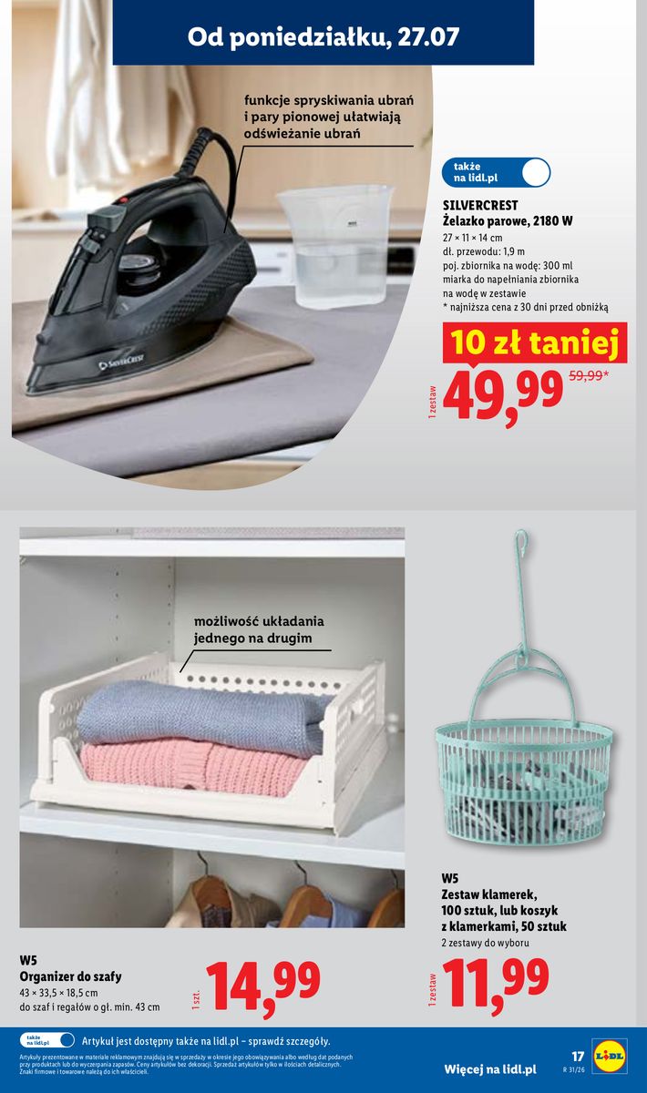 Lidl catalog page 17 — 2026-07-27 to 2026-07-27