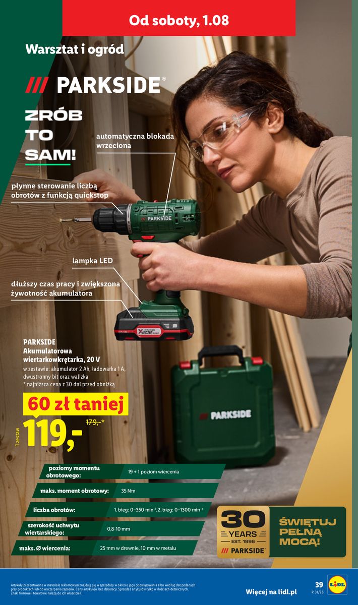 Lidl catalog page 45 — 2026-07-27 to 2026-07-27