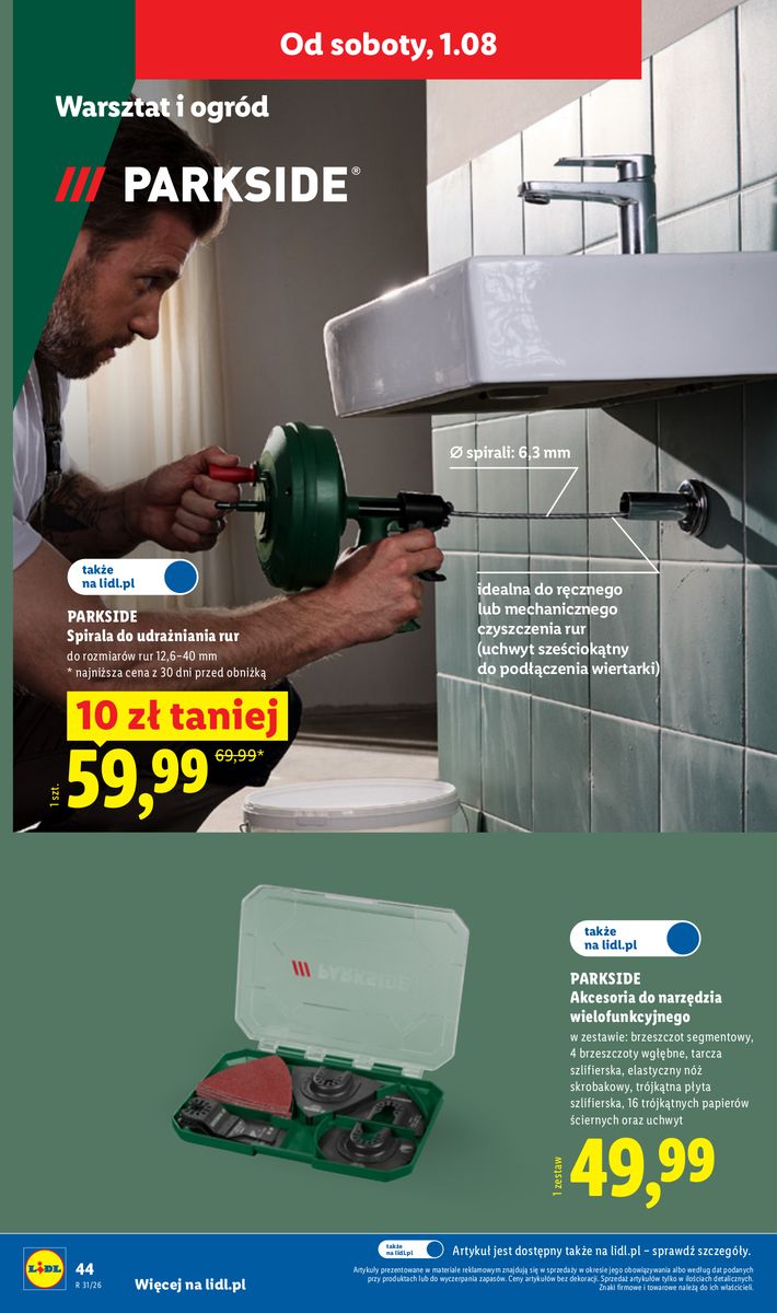 Lidl catalog page 50 — 2026-07-27 to 2026-07-27