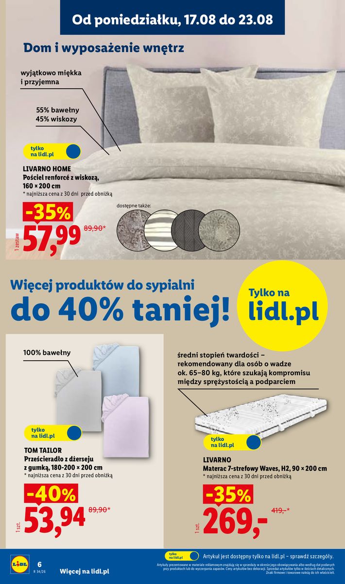 Lidl catalog page 6 — 2026-08-17 to 2026-08-17