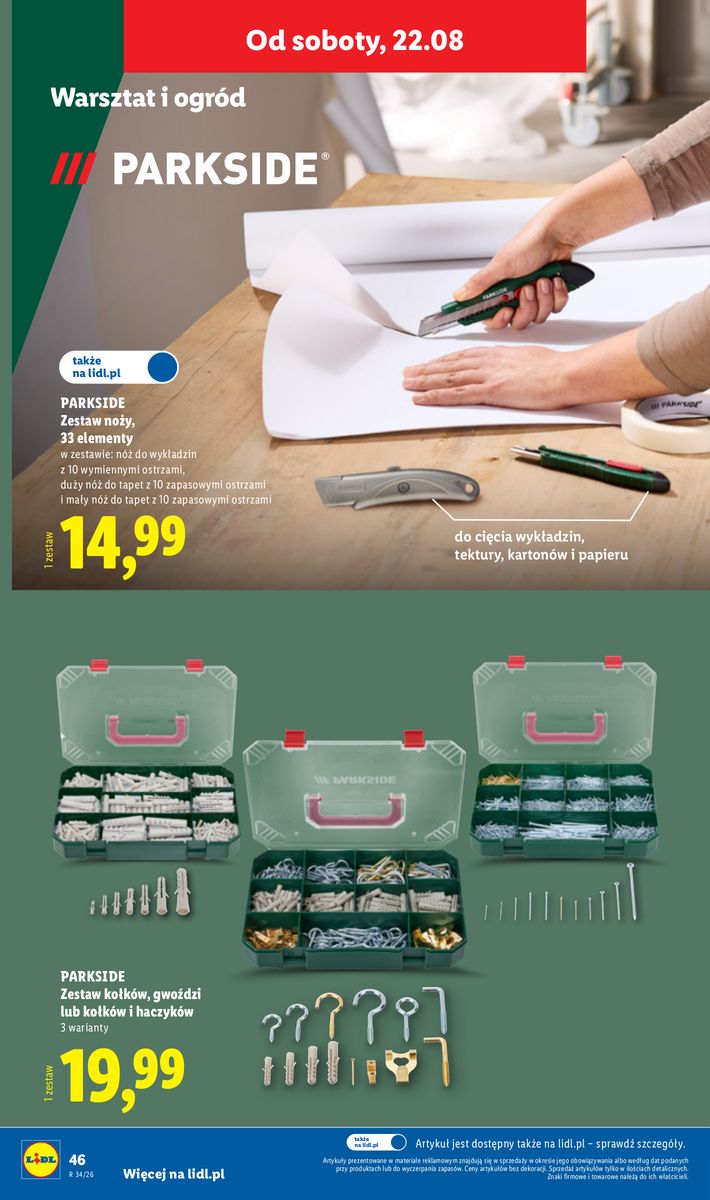 Lidl catalog page 58 — 2026-08-17 to 2026-08-17