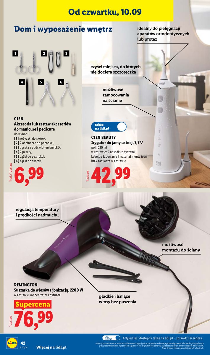 Lidl catalog page 48 — 2026-09-07 to 2026-09-07