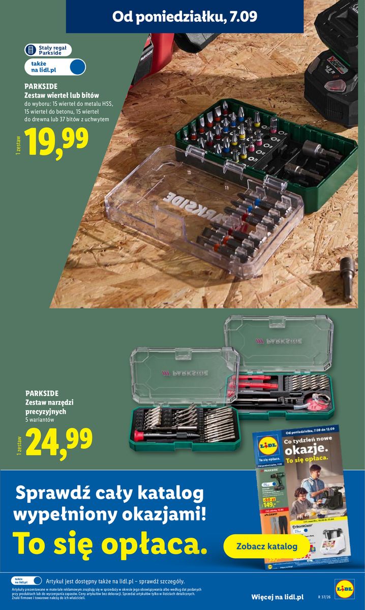 Lidl catalog page 29 — 2026-09-07 to 2026-09-09