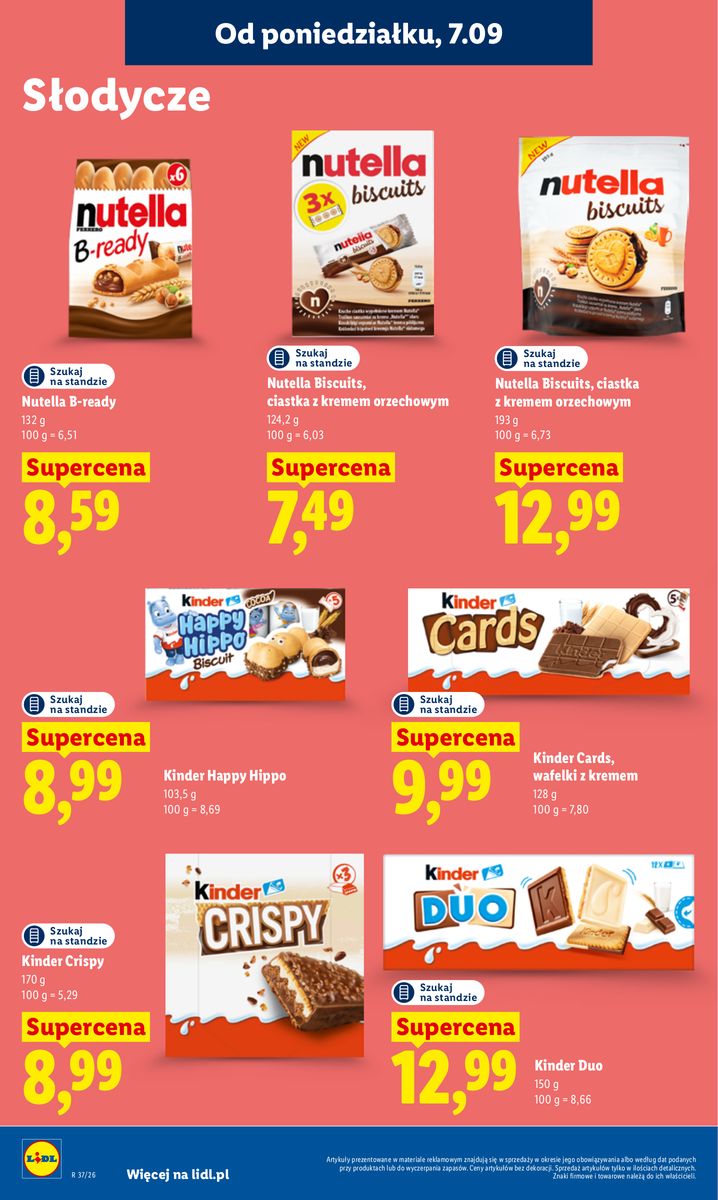 Lidl catalog page 74 — 2026-09-07 to 2026-09-09