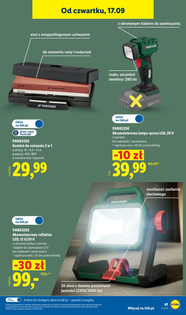 Lidl catalog page 49 — 2026-09-14 to 2026-09-14