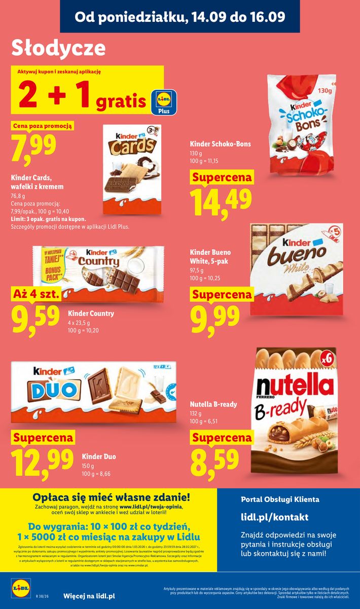 Lidl catalog page 58 — 2026-09-14 to 2026-09-16