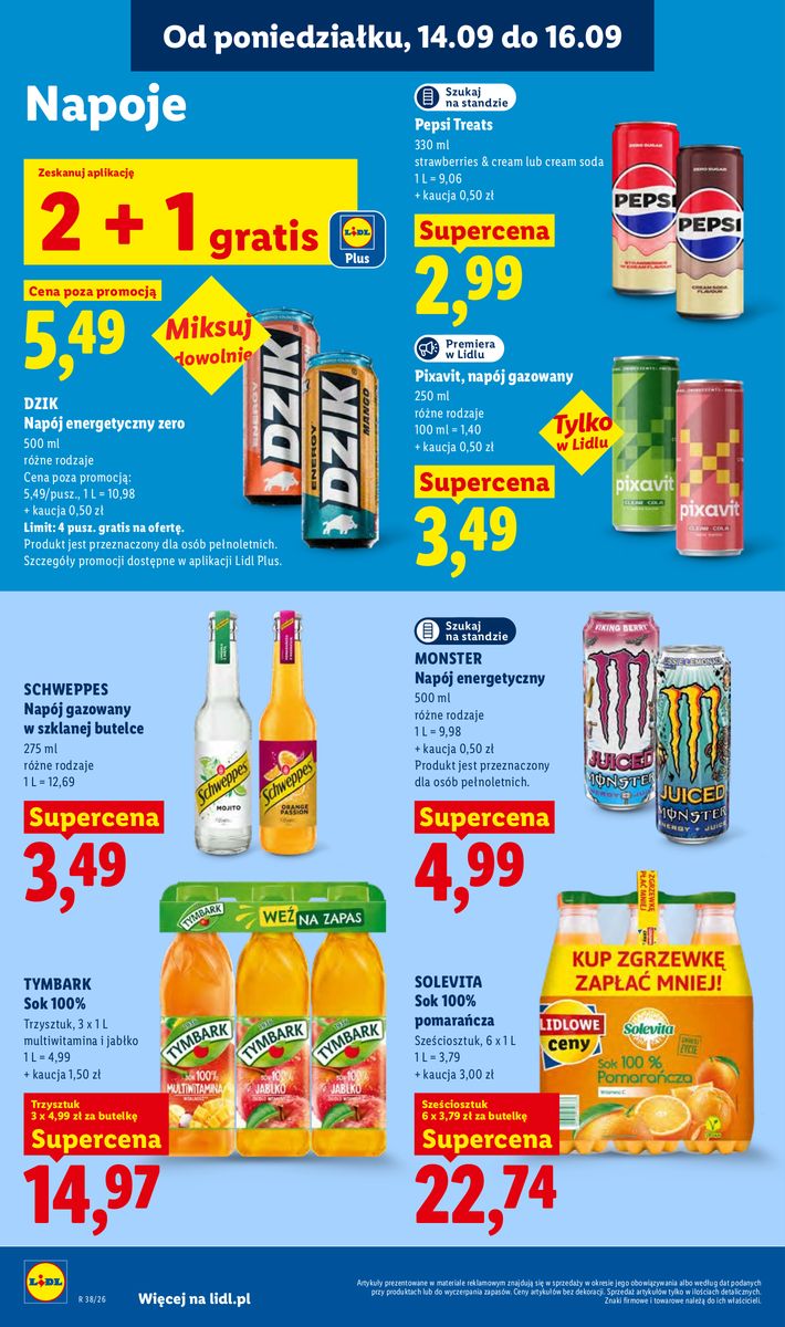 Lidl catalog page 66 — 2026-09-14 to 2026-09-16