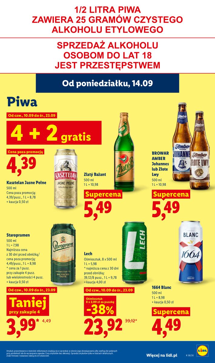 Lidl catalog page 67 — 2026-09-14 to 2026-09-16