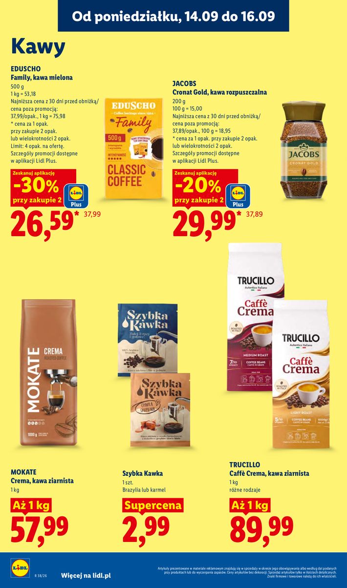 Lidl catalog page 72 — 2026-09-14 to 2026-09-16