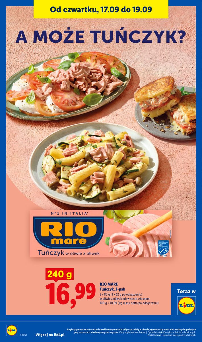 Lidl catalog page 62 — 2026-09-17 to 2026-09-19