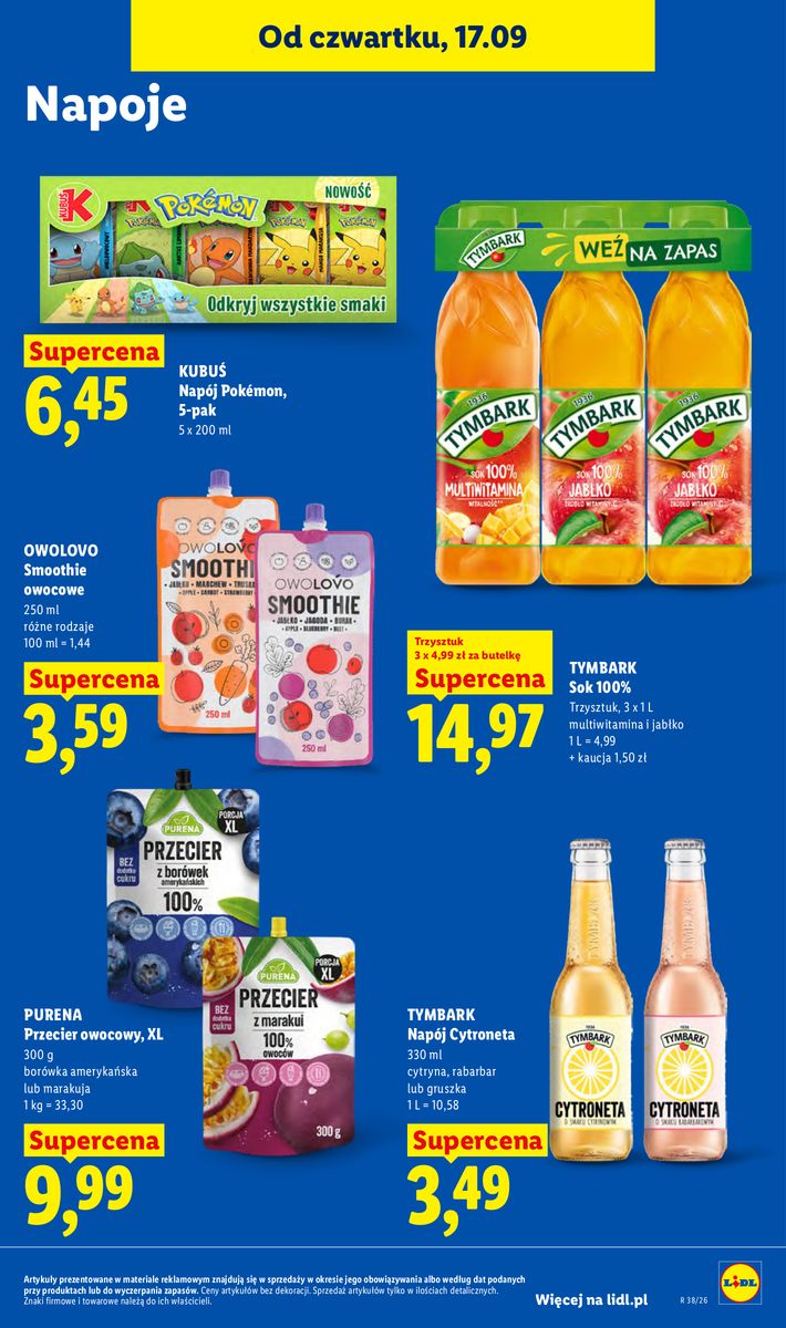 Lidl catalog page 67 — 2026-09-17 to 2026-09-19