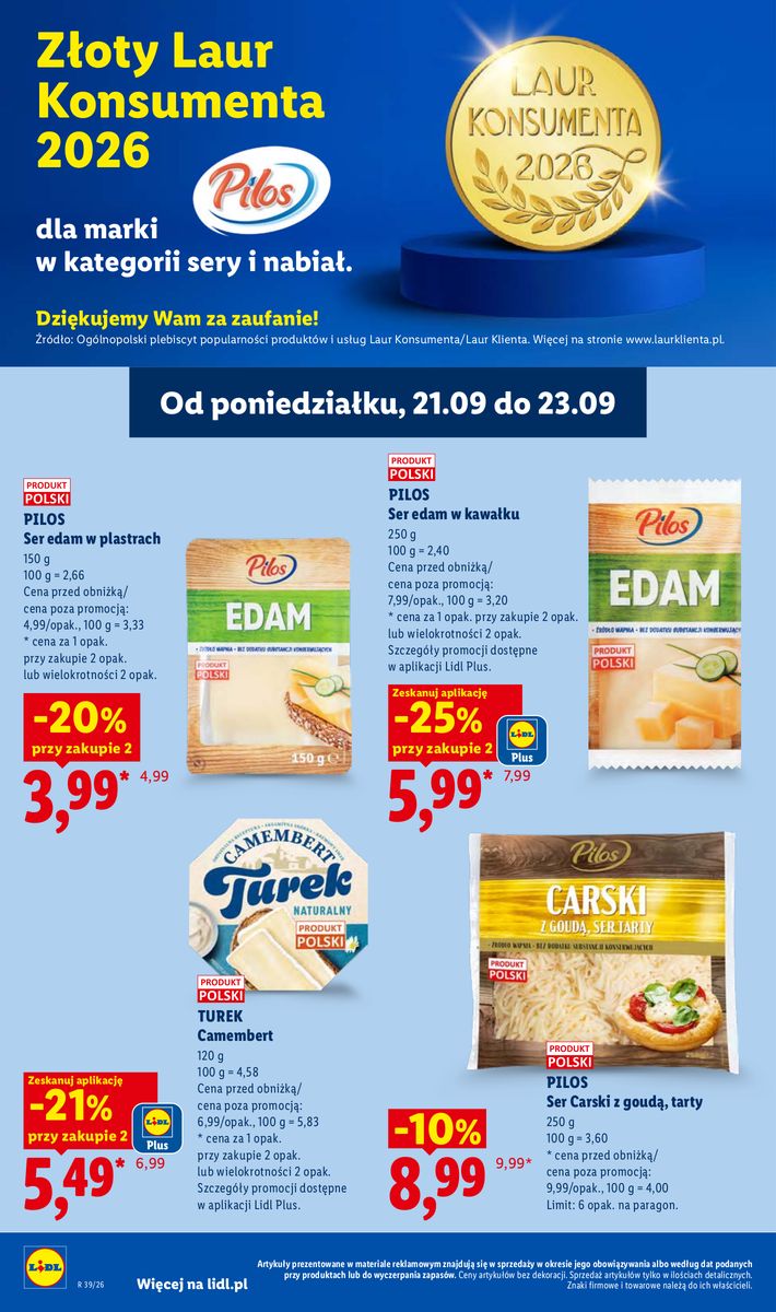 Lidl catalog page 66 — 2026-09-21 to 2026-09-23