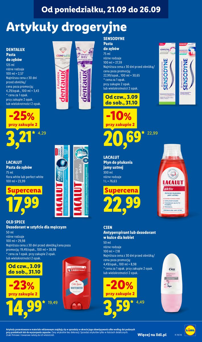 Lidl catalog page 95 — 2026-09-21 to 2026-09-23