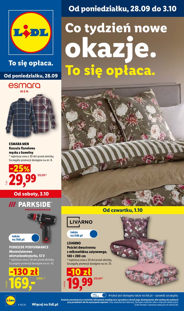 Lidl catalog page 1 — 2026-09-28 to 2026-09-28