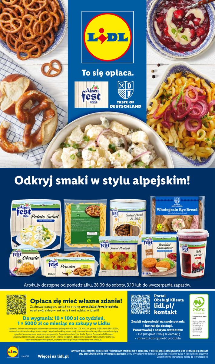Lidl catalog page 58 — 2026-09-28 to 2026-09-28