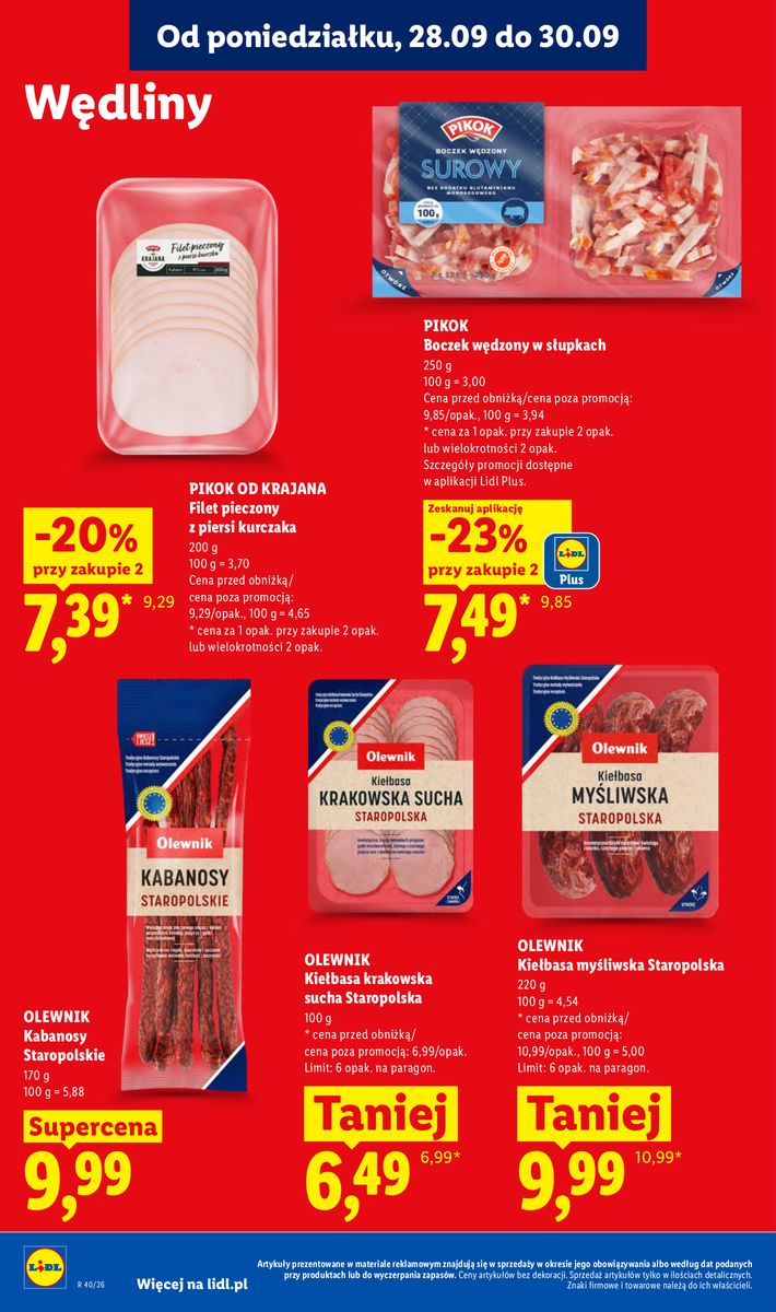 Lidl catalog page 58 — 2026-09-28 to 2026-09-30