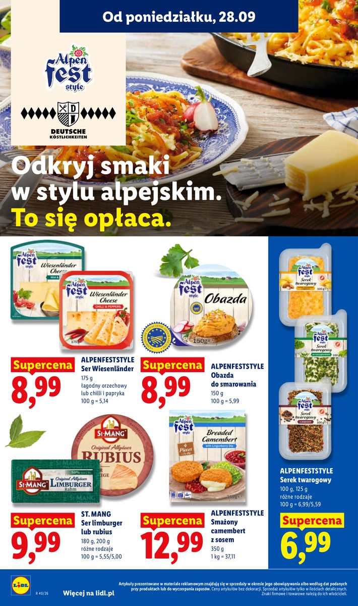Lidl catalog page 64 — 2026-09-28 to 2026-09-30