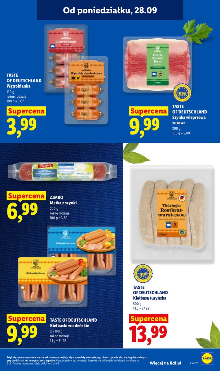 Lidl catalog page 67 — 2026-09-28 to 2026-09-30