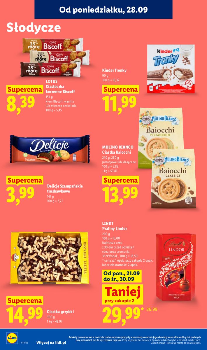 Lidl catalog page 72 — 2026-09-28 to 2026-09-30