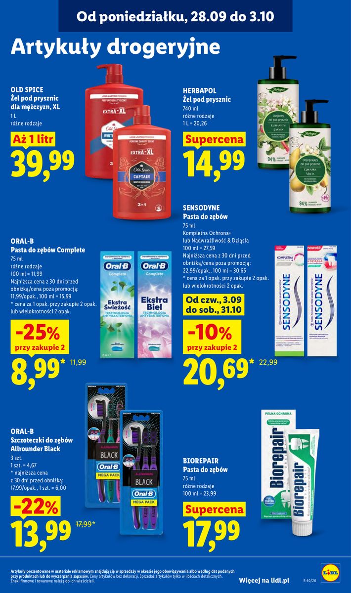 Lidl catalog page 91 — 2026-09-28 to 2026-09-30