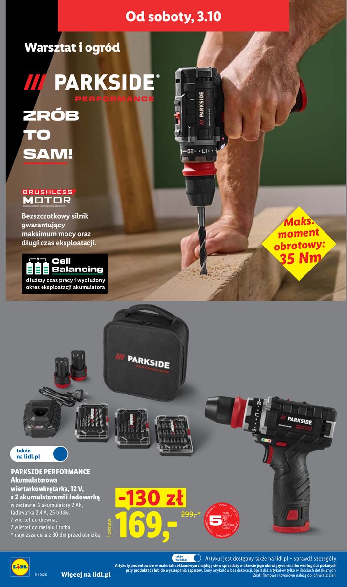 Lidl catalog page 40 — 2026-10-01 to 2026-10-03