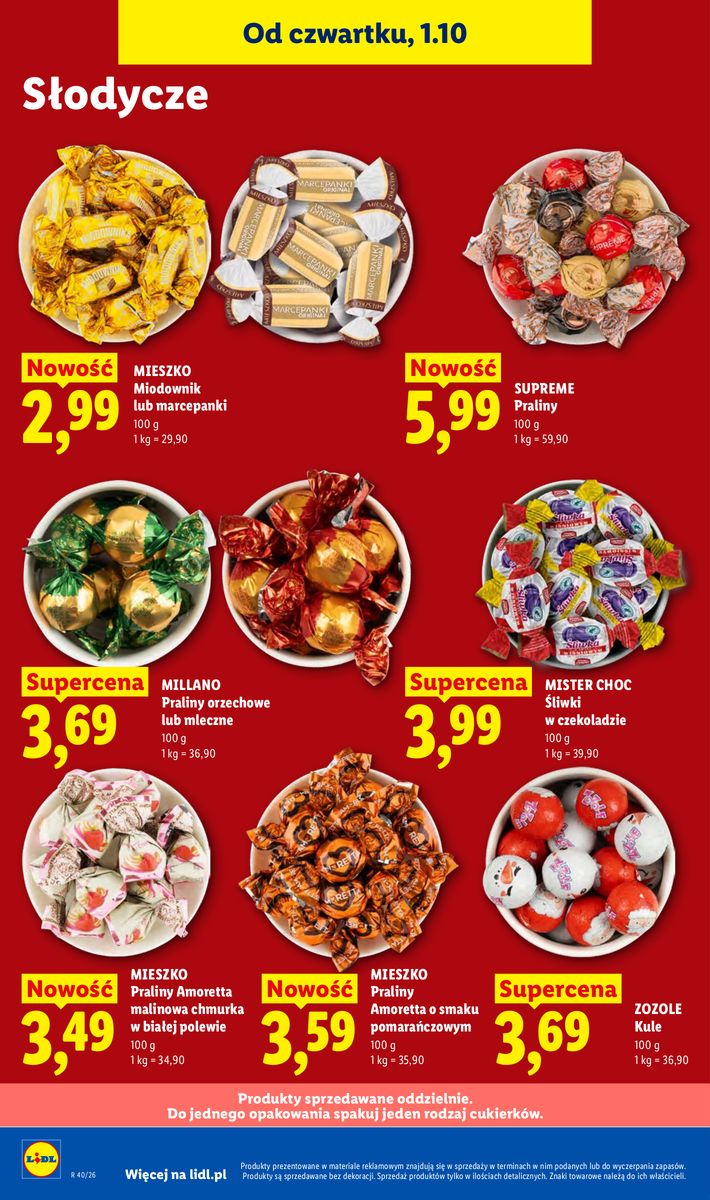 Lidl catalog page 72 — 2026-10-01 to 2026-10-03