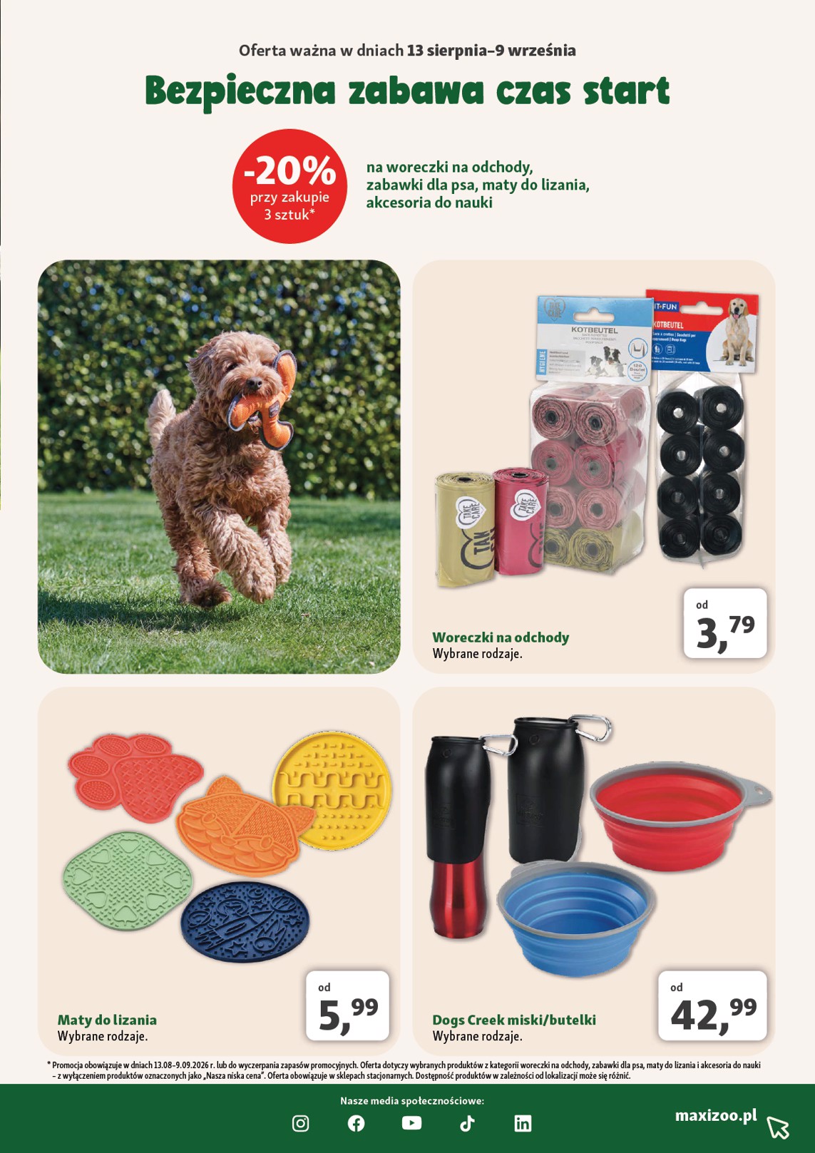 Maxi Zoo catalog page 3 — 2026-08-13 to 2026-09-09