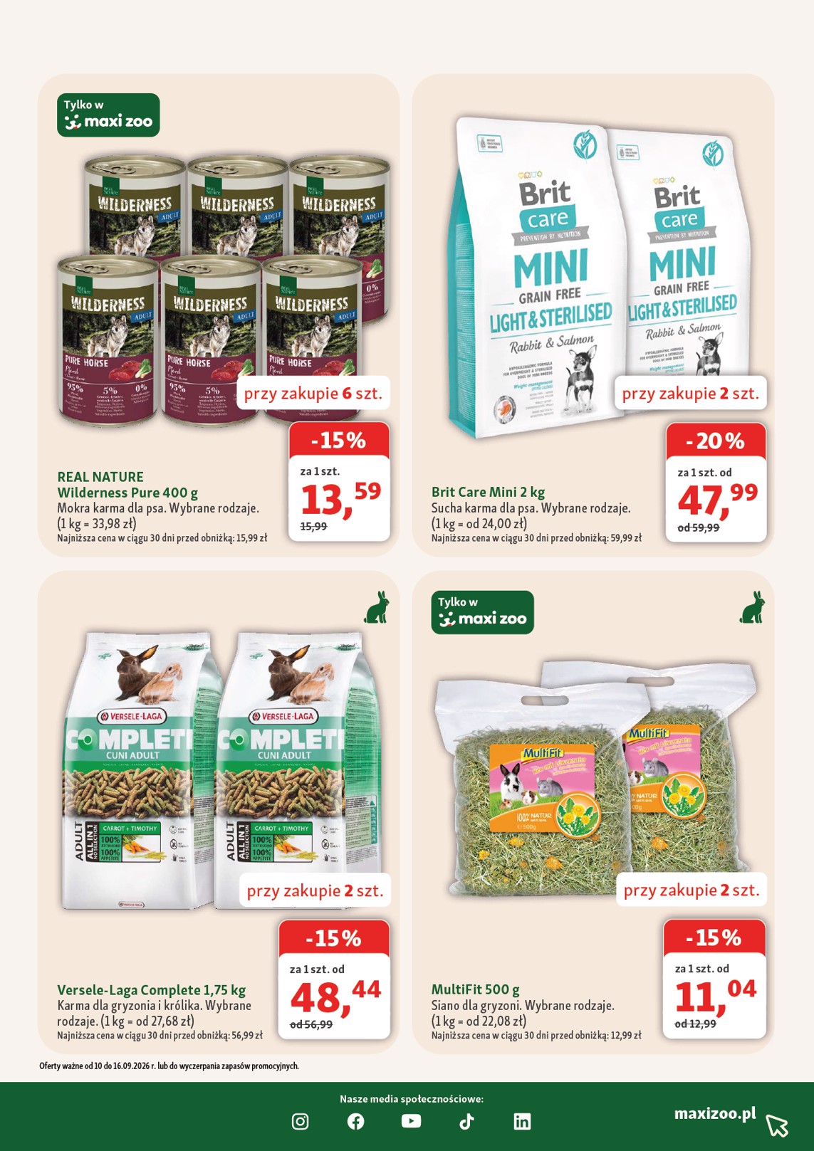 Maxi Zoo catalog page 9 — 2026-09-17 to 2026-10-07