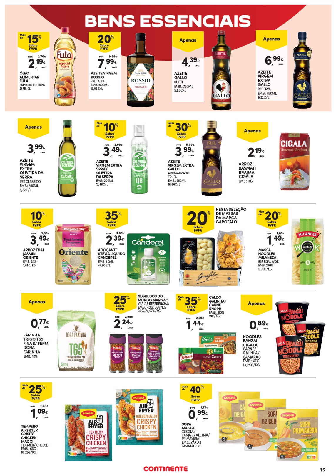 Continente catalog page 19 — 2026-06-25 to 2026-07-08