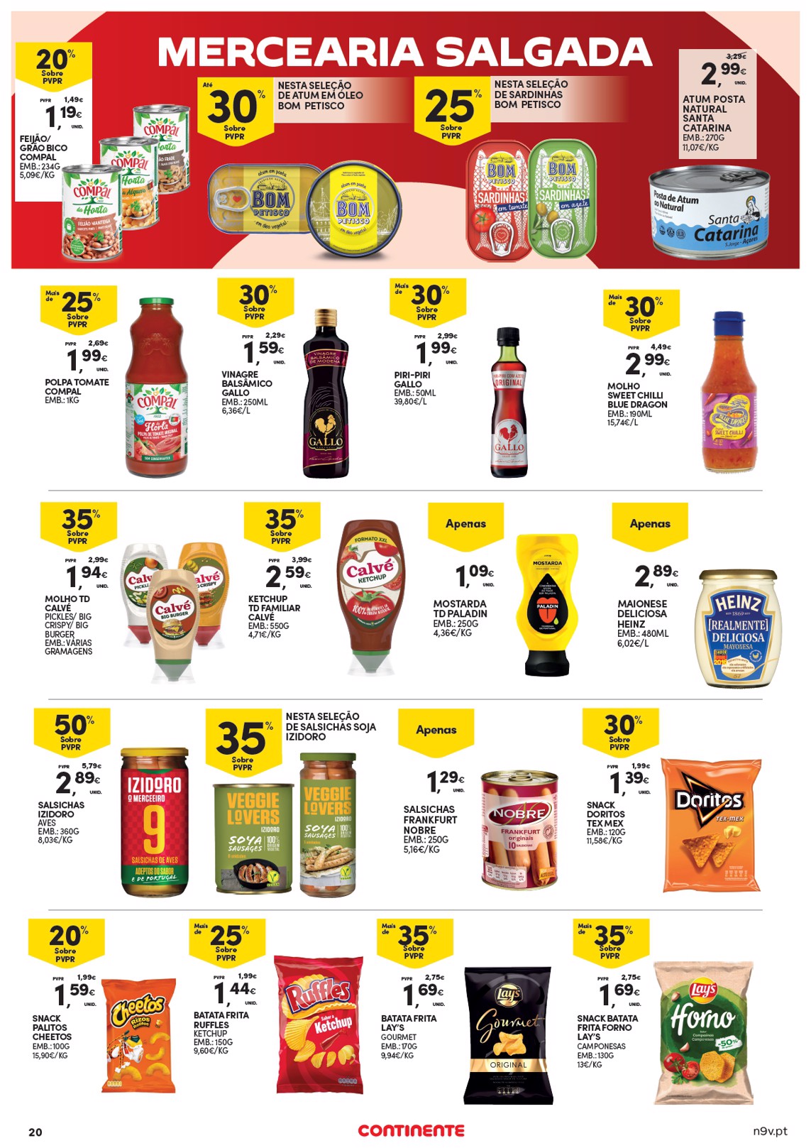 Continente catalog page 20 — 2026-06-25 to 2026-07-08